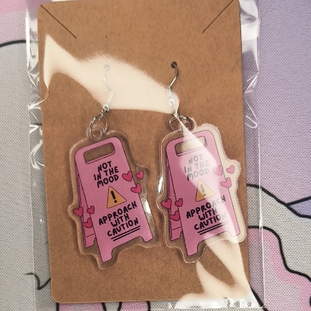 Pink Novelty Earrings